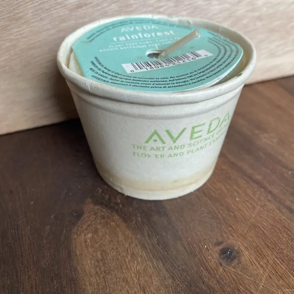Aveda Rainforest Plant Pure-Fume Candle Refill Beeswax NEW